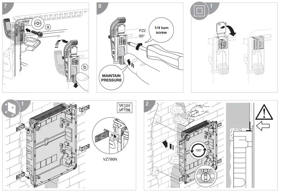 hager VF312TS Enclosure Transparent Door - fig2