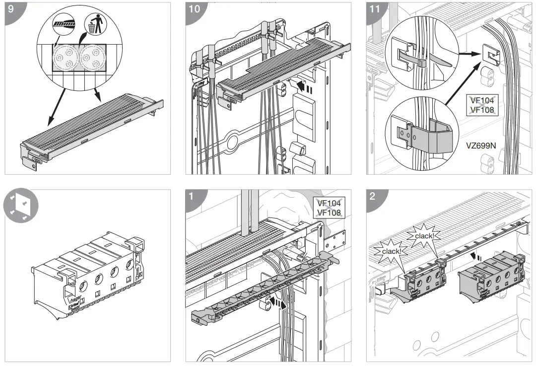 hager VF312TS Enclosure Transparent Door - fig4