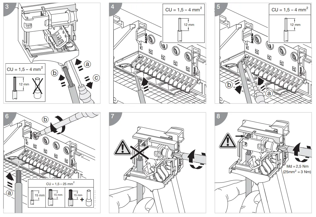 hager VF312TS Enclosure Transparent Door - fig5