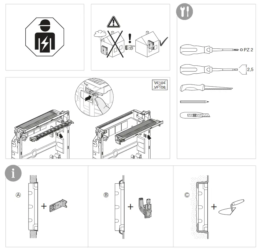 hager VF312TS Enclosure Transparent Door - fig8