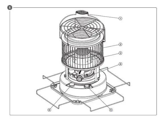 ansult 418016 Kerosene Heater img 1