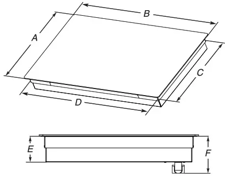 ELECTRIC COOKTOP - Dimensions