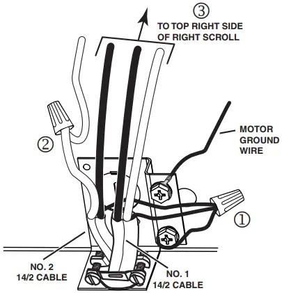 POWER CABLE ENTERING