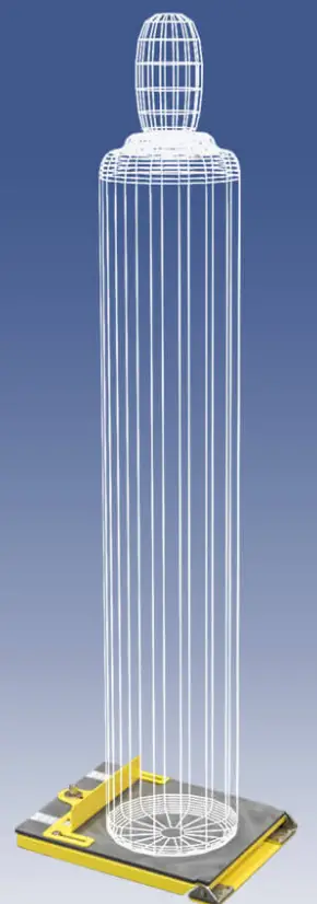 SCALETRON-2305-150LB-2305-Eco-Cylinder-Scale-Base-PRODUCT