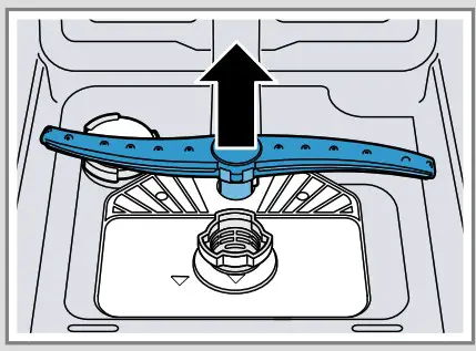BOSCH SPI2HKS59E Semi Integrated Dishwasher - Cleaning spray arms 3