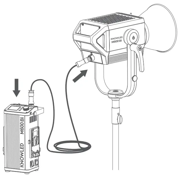 Godox M600BI Knowled M600Bi Bi-Color LED Light - Connect