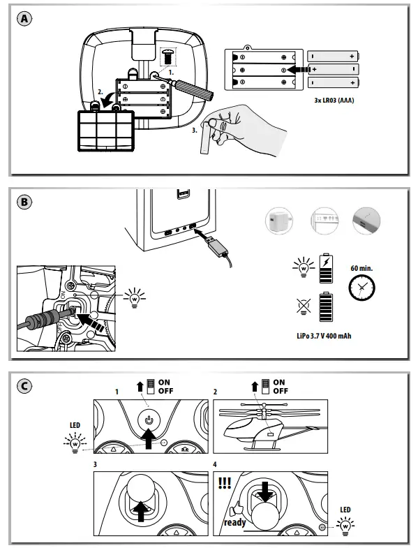 CARSON-Toxic Spider-GHz-Radio-Controlled-Helicopter-RTF-40