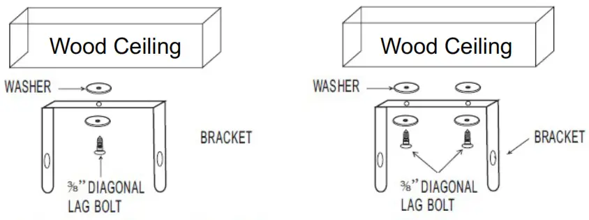 Dyna Glo EG7500DH Dual Heat 7500W Electric Garage Heater - THE BRACKET