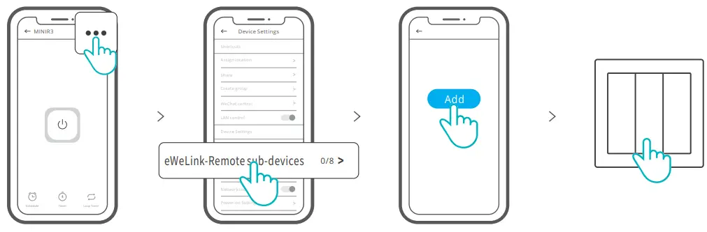 support Sonoff Mini R3 Smart Switch - Remote Sub