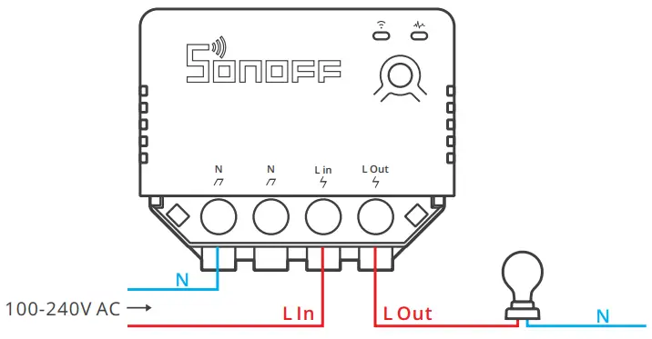 support Sonoff Mini R3 Smart Switch - wiring instruction1