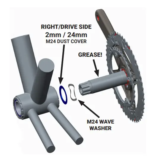 PRAXIS M24 Road Crank Works Zayante - DRIVE