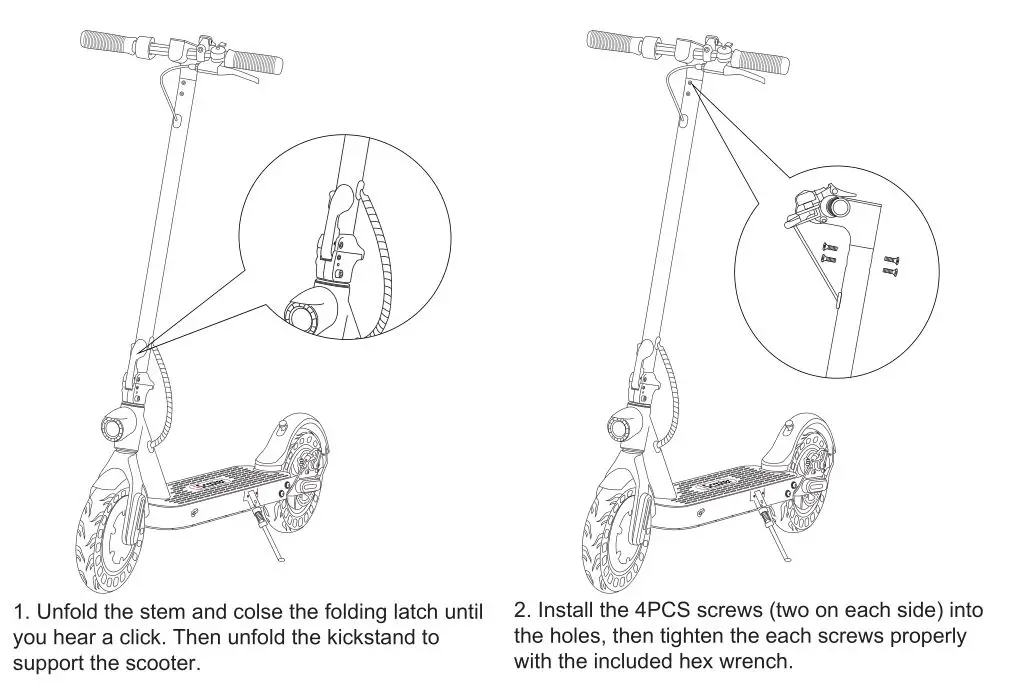 iScooter 1S Electric Scooter - Assembly