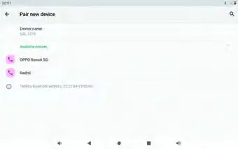 Hena Digital Technology NID 1070 TABLET PC - Connect to a Bluetooth device