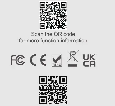 PORTZON B07GDLFT7S Fitness Tracker with Blood Pressure Heart Rate Sleep Health Monitor - qr code 2