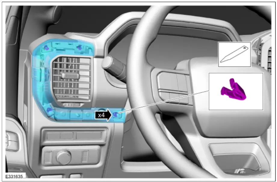 Ford 413 01 Instrument Panel Cluster IPC - Figure 3