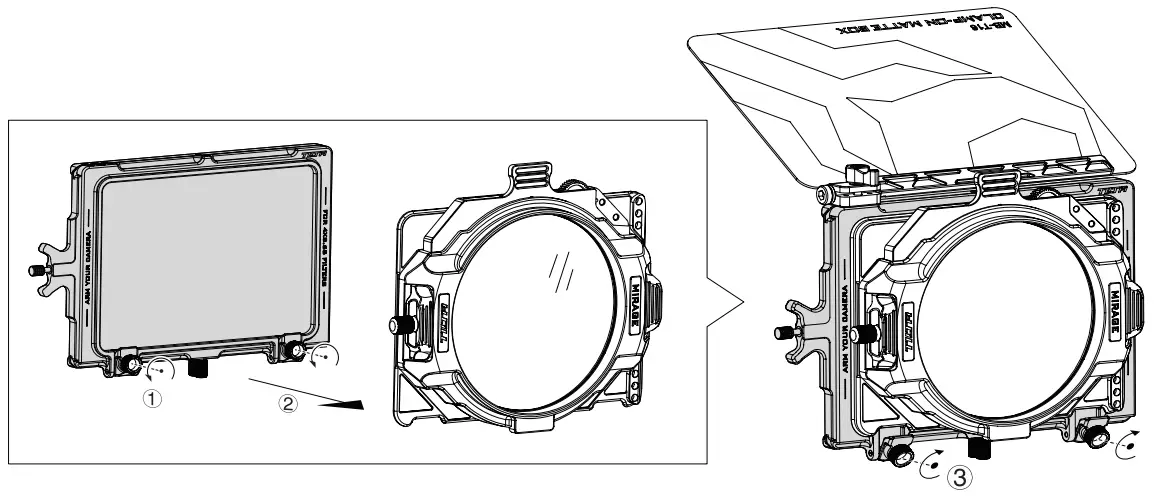 TILTA MB-T16-SFT 4X5.65 Stackable Filter Tray Holder - fig 2