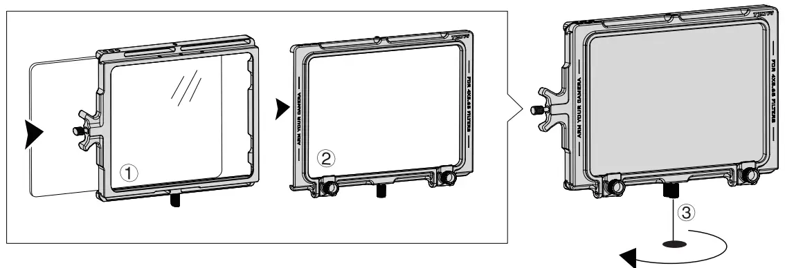 TILTA MB-T16-SFT 4X5.65 Stackable Filter Tray Holder - fig