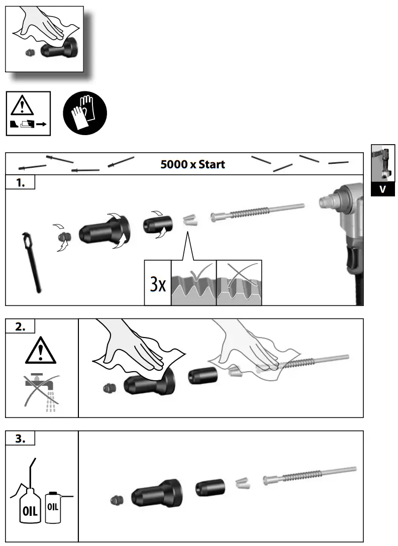 milwaukee M12 BPRT Compact 20mm Rivet Gun - fig 10