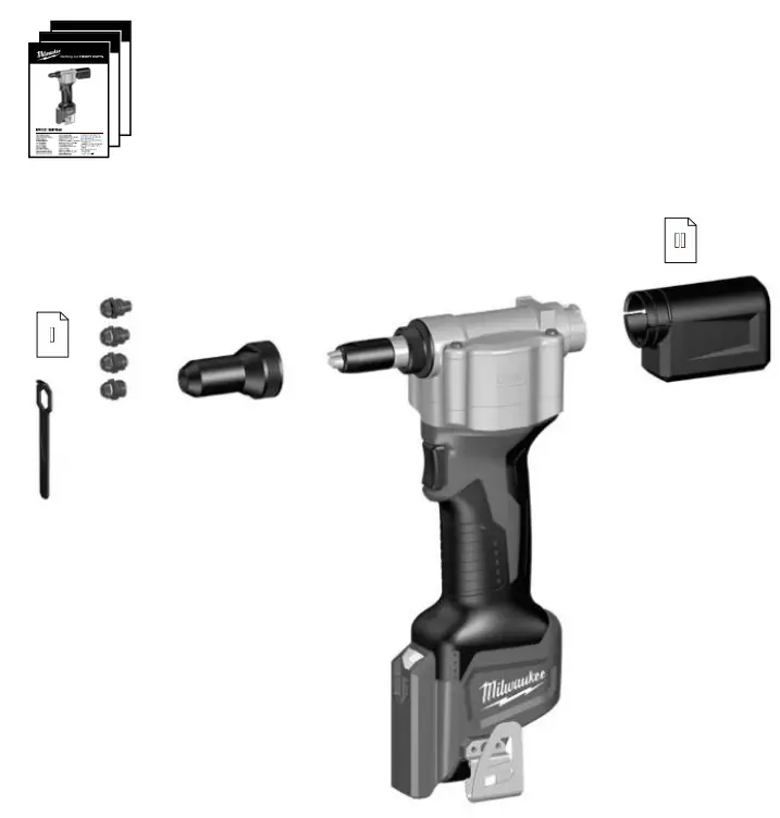 milwaukee M12 BPRT Compact 20mm Rivet Gun - fig