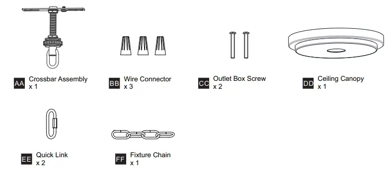 QUOIZEL-QCH5577MBK-Chenal-6-Light-Aged-Brass-Chandelier-with-Opal-Etched-Glass-Shade-fig-3