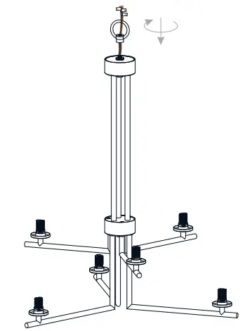 QUOIZEL-QCH5577MBK-Chenal-6-Light-Aged-Brass-Chandelier-with-Opal-Etched-Glass-Shade-fig-5