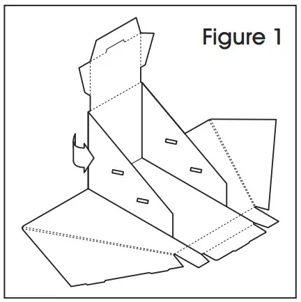ULINE S-12330 3 Tier CD Display -FIGURE 1