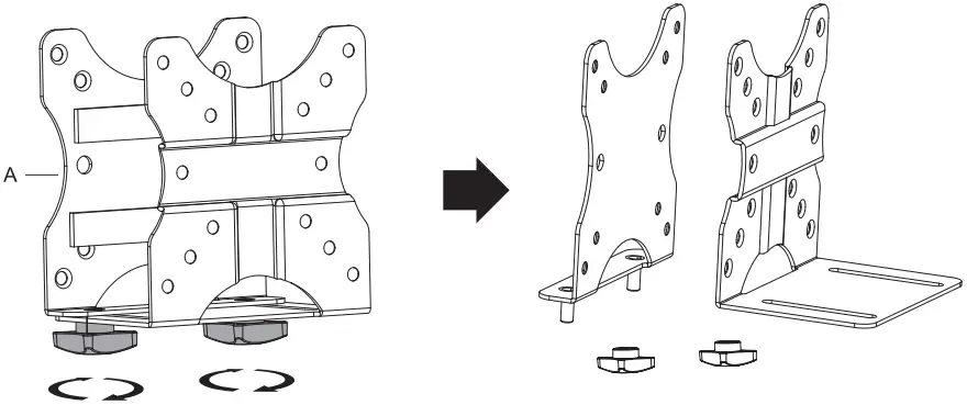 Humanscale M Thin Client Holder C01