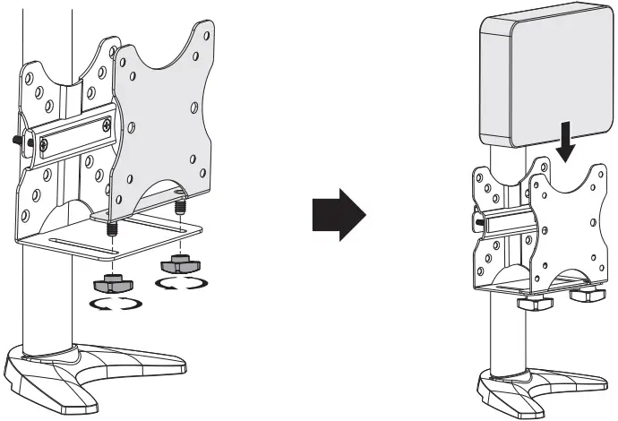 Humanscale M Thin Client Holder C02a-2