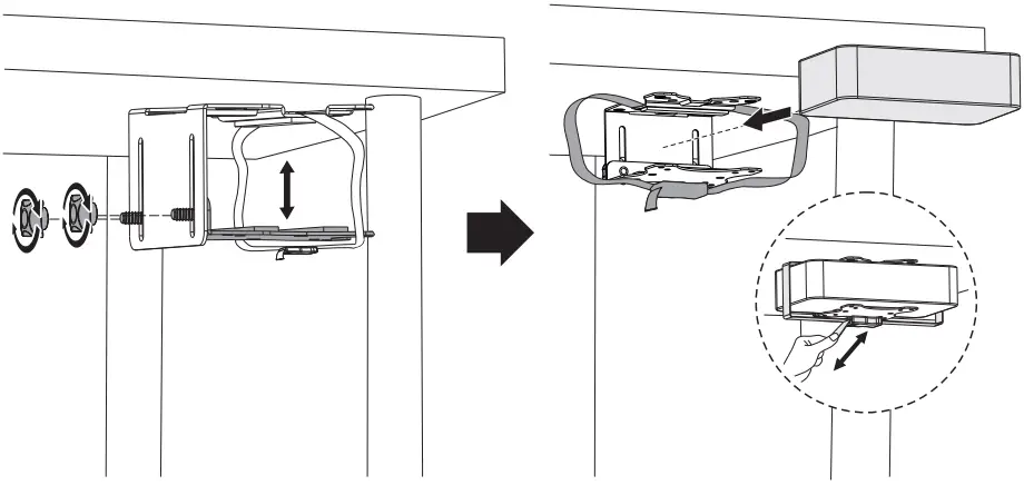 Humanscale M Thin Client Holder C02b-2