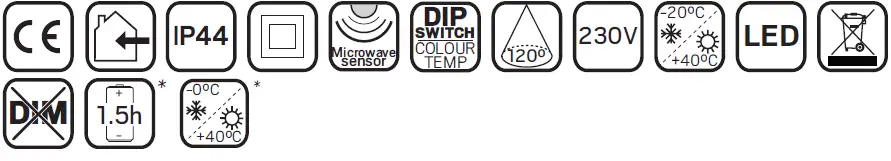hidealite Moon Slim IP44 2300lm-1