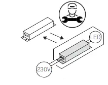 hidealite Moon Slim IP44 2300lm-27