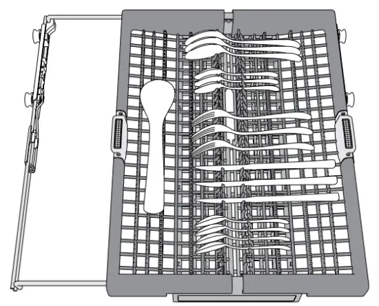 FIG 13 CUTLERY RACK