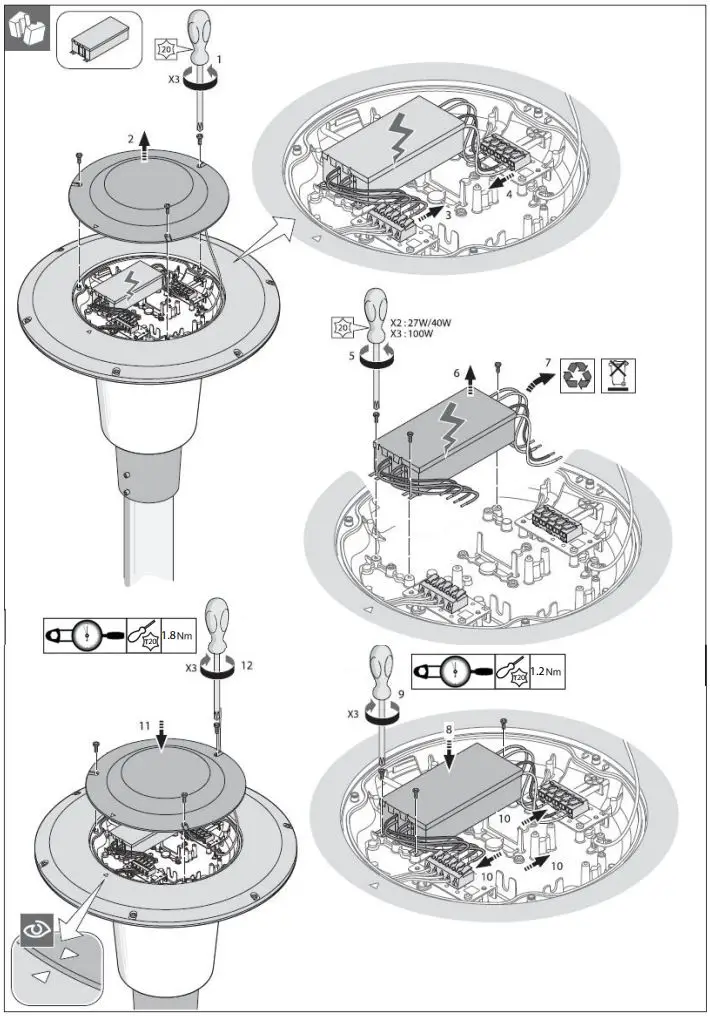 PHILIPS BDS490 CityCharm Cordoba lighting User Manual - How to use