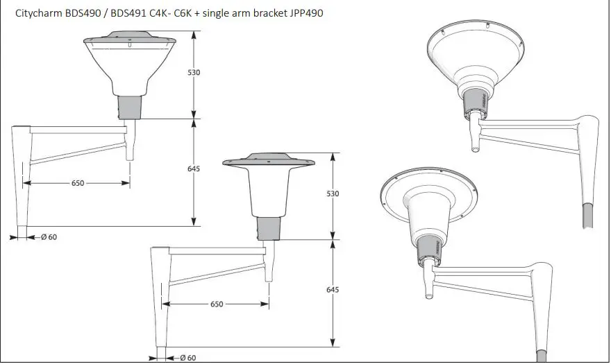 PHILIPS BDS490 CityCharm Cordoba lighting User Manual - How to use