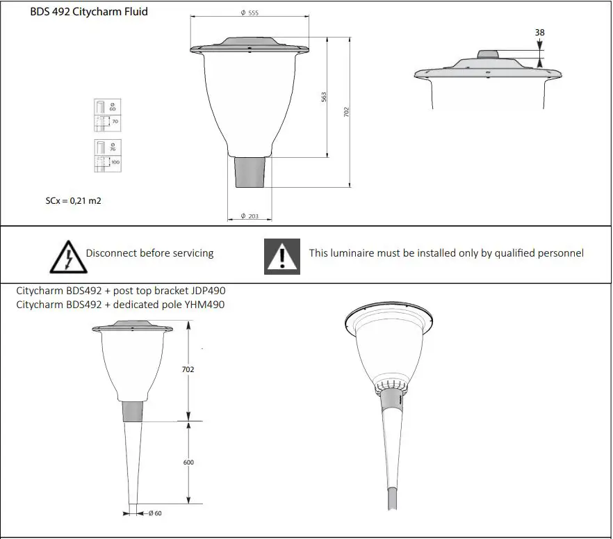 PHILIPS BDS490 CityCharm Cordoba lighting User Manual - How to use
