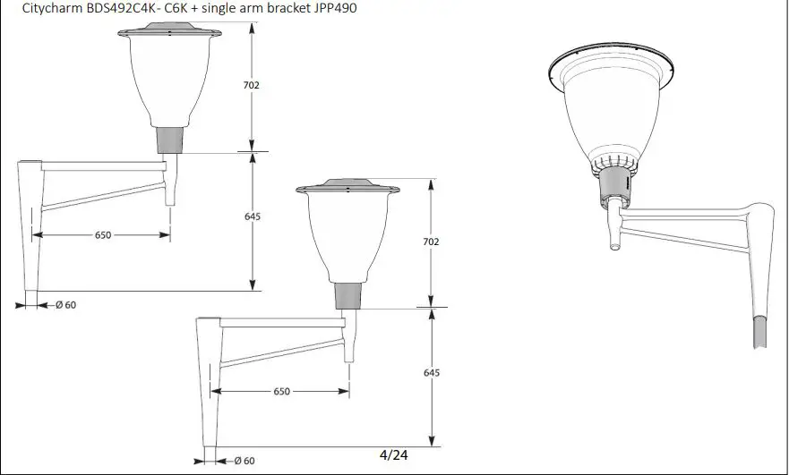 PHILIPS BDS490 CityCharm Cordoba lighting User Manual - How to use