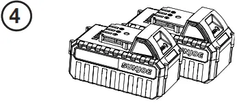 SUN JOE 24V X2 BVM190 CT RM iON Cordless Leaf Blower Vacuum Mulcher Kit - Accessories3