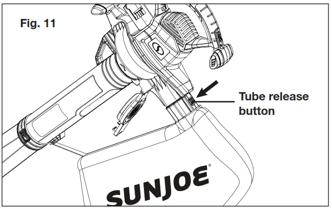 SUN JOE 24V X2 BVM190 CT RM iON Cordless Leaf Blower Vacuum Mulcher Kit - Fig11
