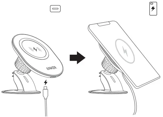 ANKER PowerWave Magnetic Car Charging - Charge Your iPhone