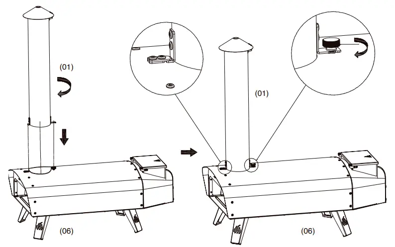 tepro DANBURY PELLET Pizza Oven-fig5