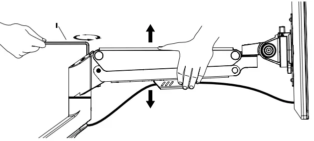 manhattan-461887-Aluminum-Gas-Spring-Dual-Monitor-Desk-Mount-with-8-in-1-Docking-Station-fig-12