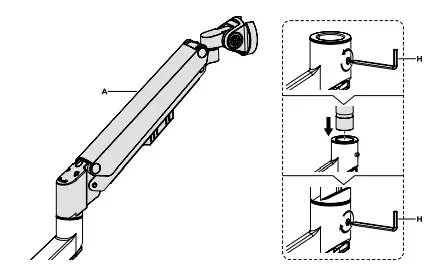 manhattan-461887-Aluminum-Gas-Spring-Dual-Monitor-Desk-Mount-with-8-in-1-Docking-Station-fig-8