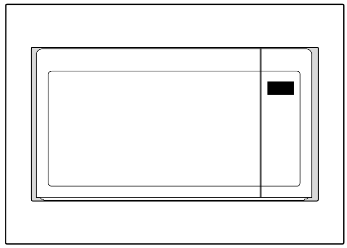 Whirlpool MK2167, MK2160 Microwave Oven Built In Trim Kit - installing four long