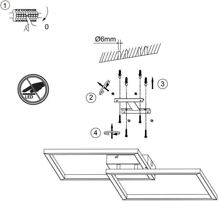 LeuchtenDirekt 16429 55 LOLAsmart MAXI LED RGB Dimmable Ceiling Light - FIGURE 3