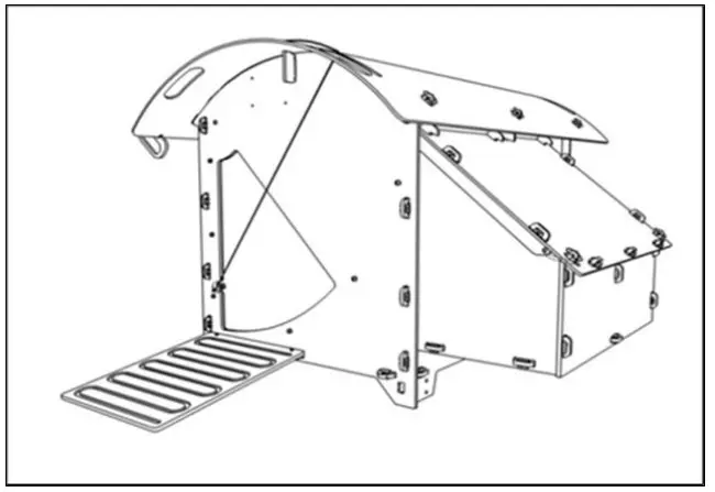 NESTERA Plastic Chicken Coop - Figure 27