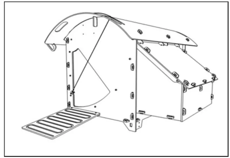NESTERA Plastic Chicken Coop