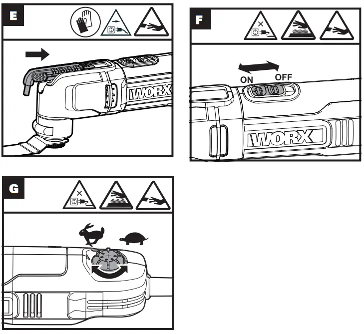 WORX WX686 X Oscillating Multi Tool - Fig2