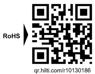 HILTI TE 500-A36 Cordless SDS Max Breaker - QR code 2