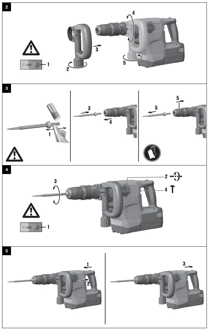 HILTI TE 500-A36 Cordless SDS Max Breaker - fig 2