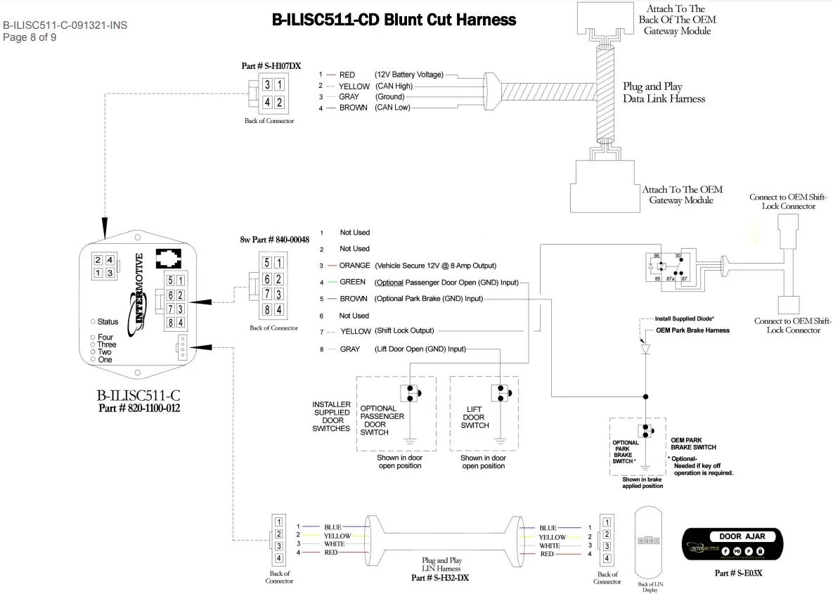 INTERMOTIVE B-ILISC511-C Shift Interlock-FIG7